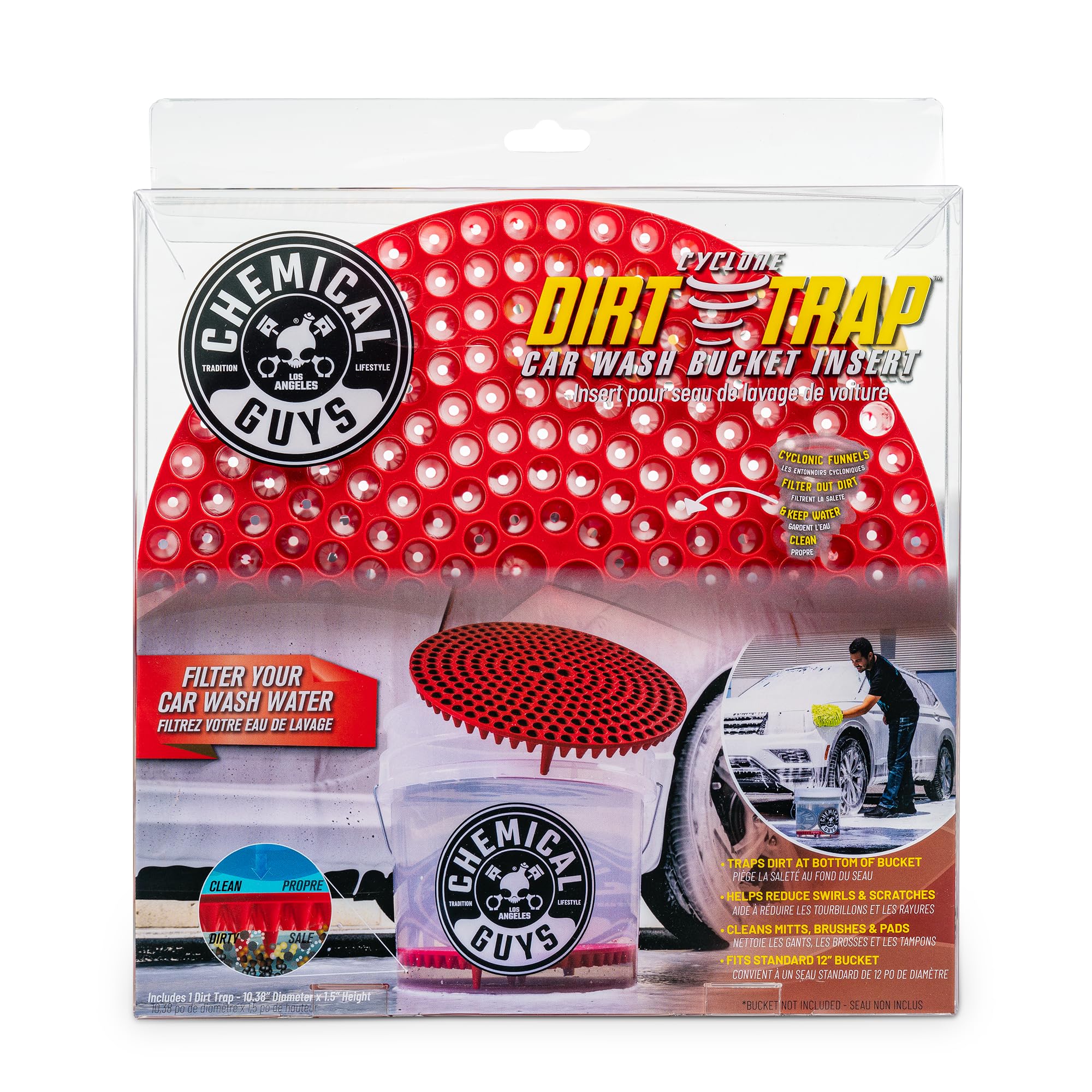 Inserto Para Cubo De Lavado De Autos Chemical Guys Dirttrap02 Cyclone - Venta Internacional.