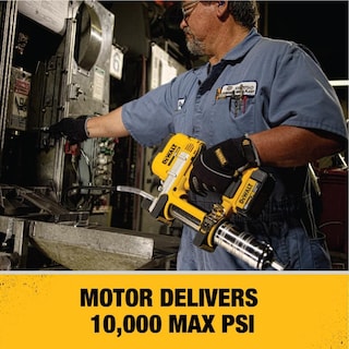 Foto 3 | Pistola Engrasadora Dewalt 20v Max Inalámbrica 10,000 Psi Con Batería - Venta Internacional.