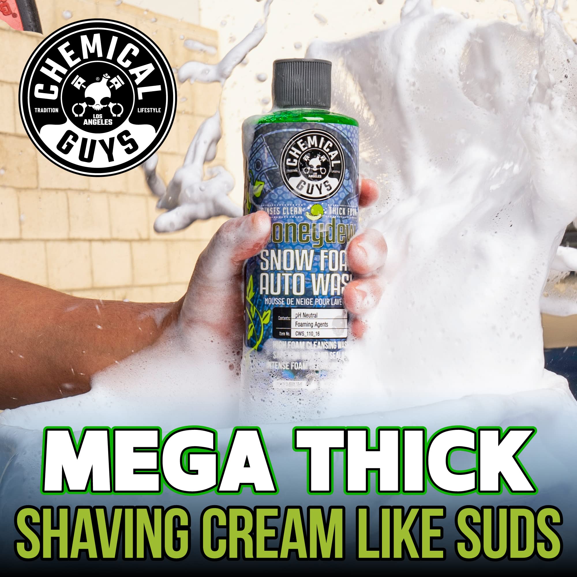 Foto 5 pulgar | Jabón Para Lavado De Autos Chemical Guys Cws 110 Honeydew Snow Foam 1.89 L - Venta Internacional.
