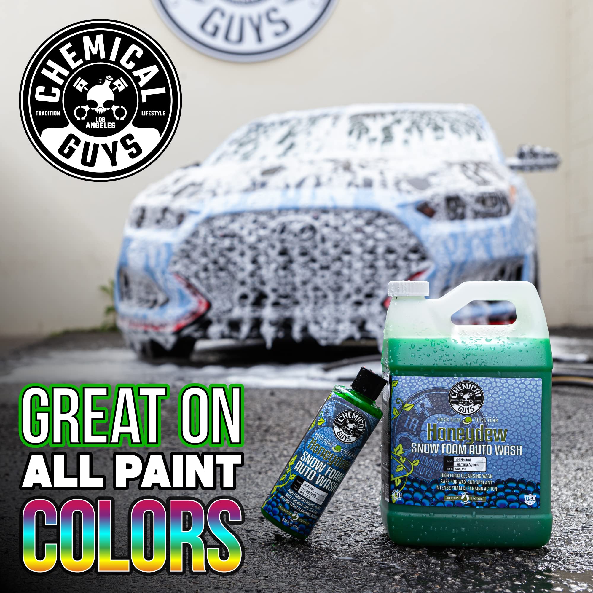 Foto 6 pulgar | Jabón Para Lavado De Autos Chemical Guys Cws 110 Honeydew Snow Foam 1.89 L - Venta Internacional.