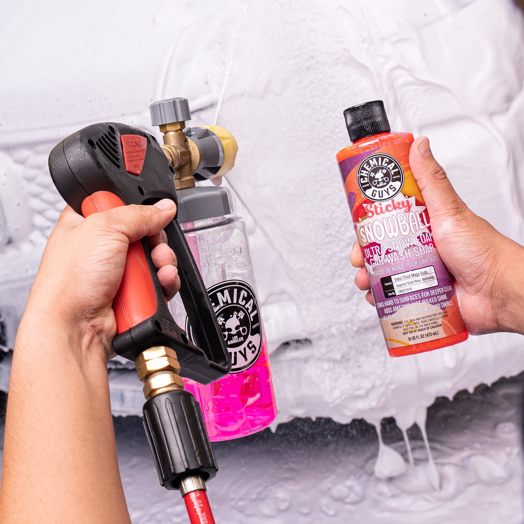 Foto 3 pulgar | Jabón Para Lavado De Autos Chemical Guys Sticky Snowball Ultra 473 Ml - Venta Internacional.