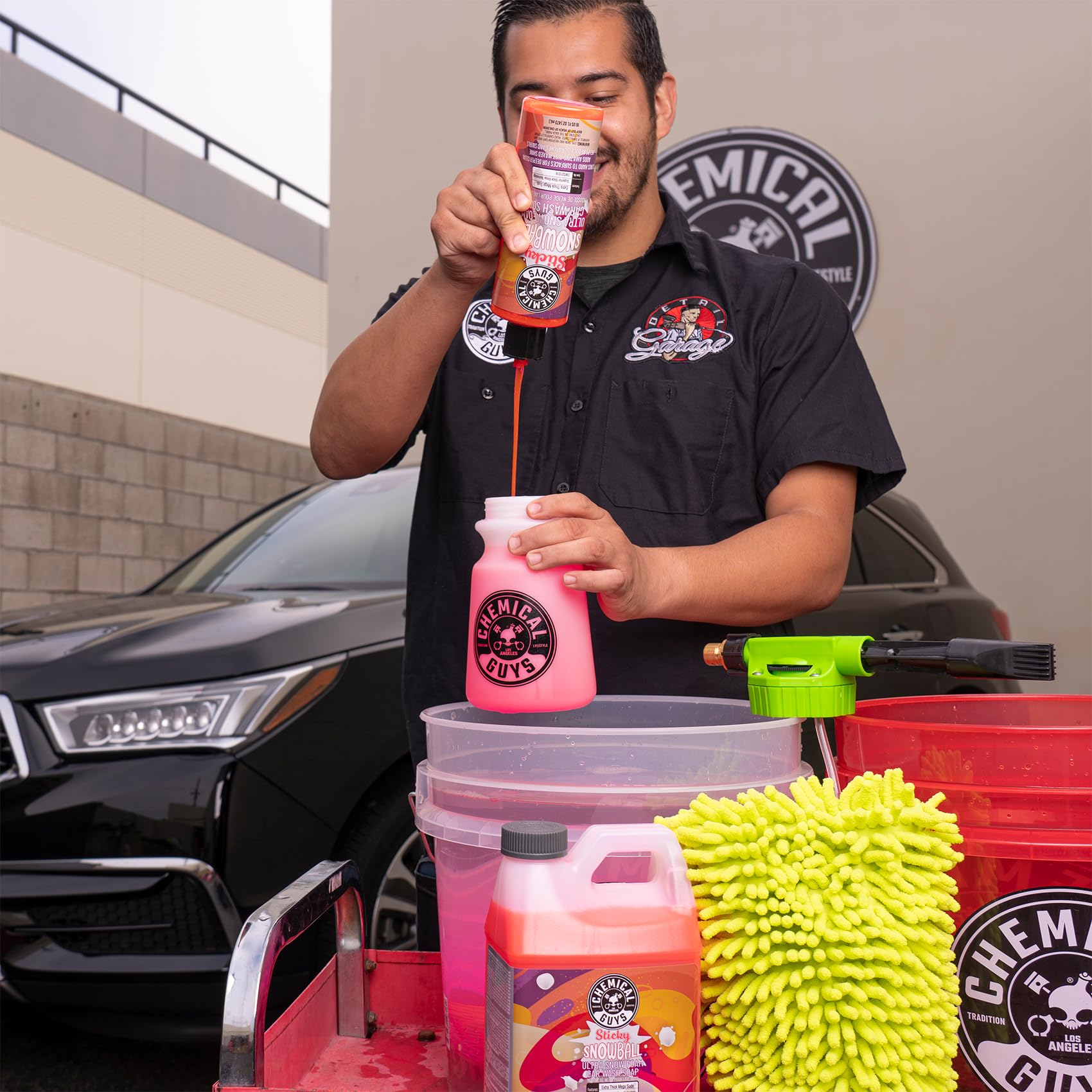 Foto 7 pulgar | Jabón Para Lavado De Autos Chemical Guys Sticky Snowball Ultra 473 Ml - Venta Internacional.