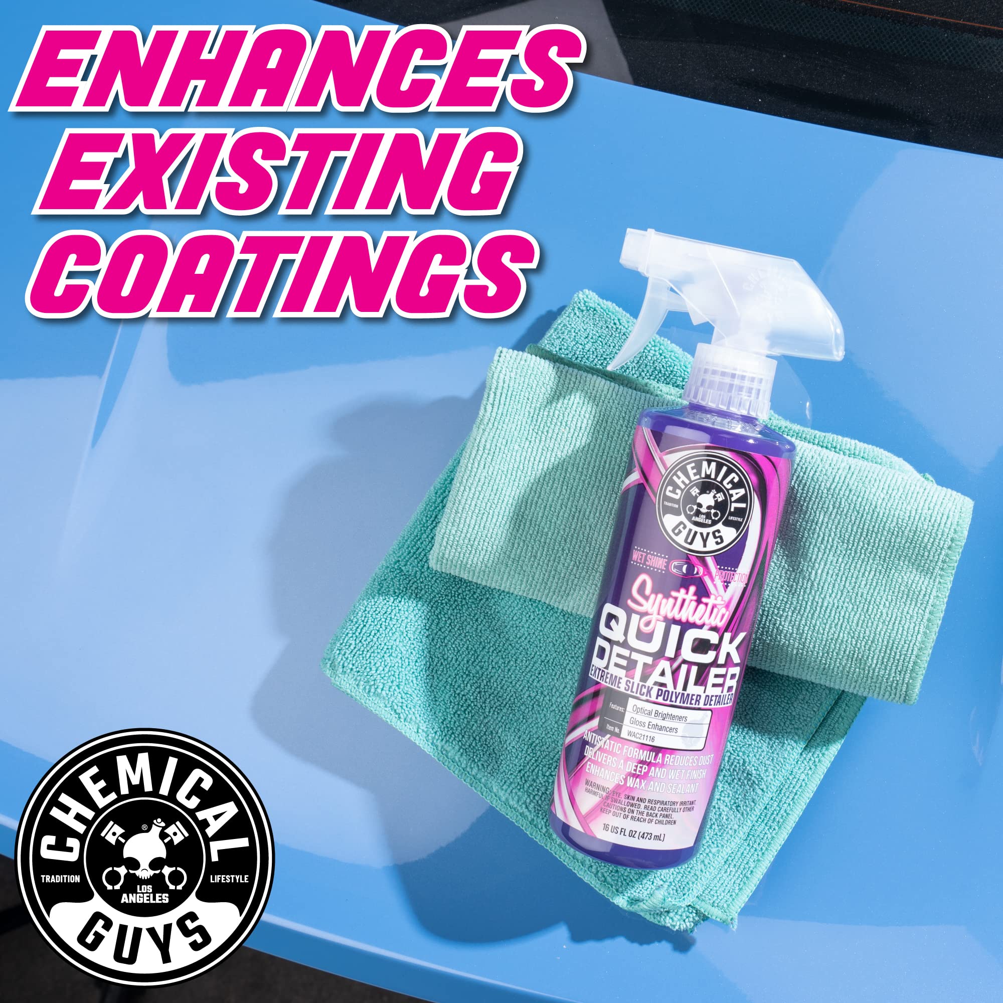 Foto 5 pulgar | Quick Detailer Chemical Guys Wac211 Synthetic 3.78 L - Venta Internacional.