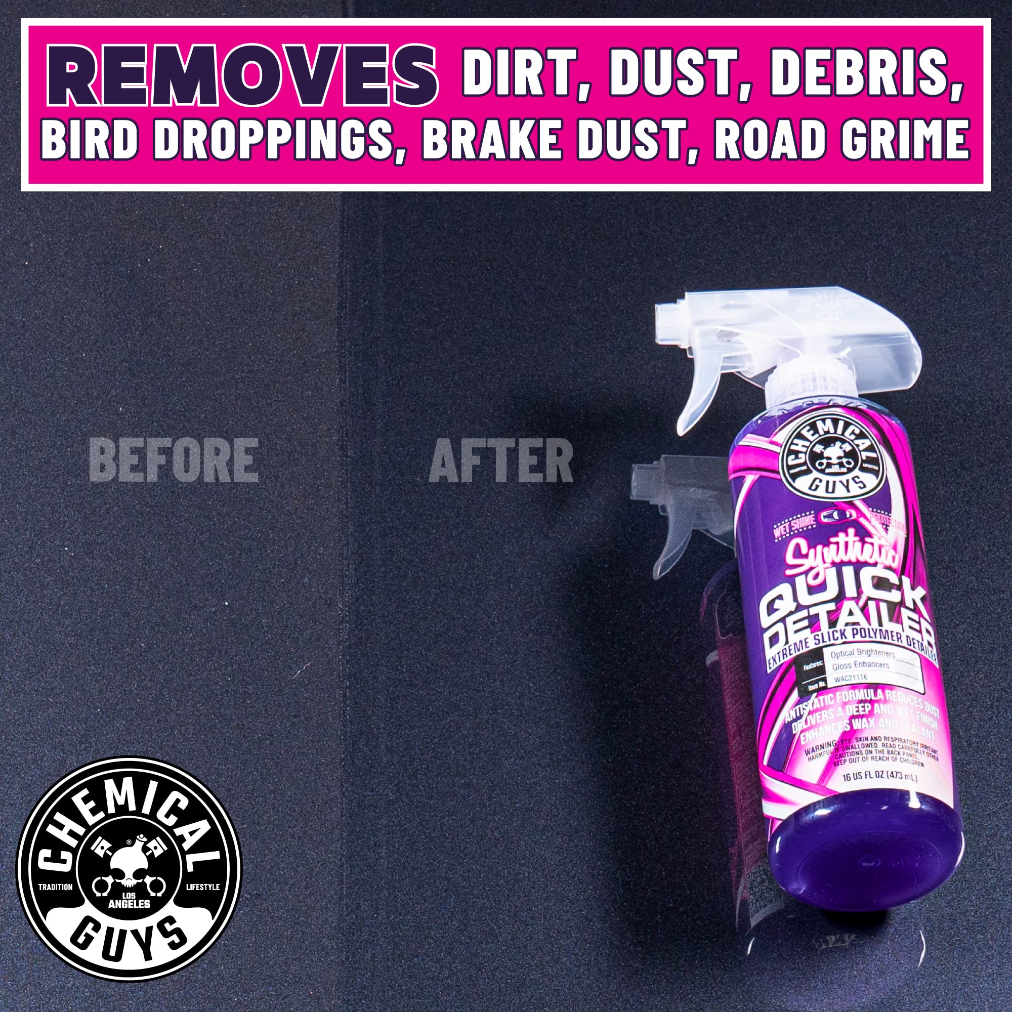 Foto 6 pulgar | Quick Detailer Chemical Guys Wac211 Synthetic 3.78 L - Venta Internacional.