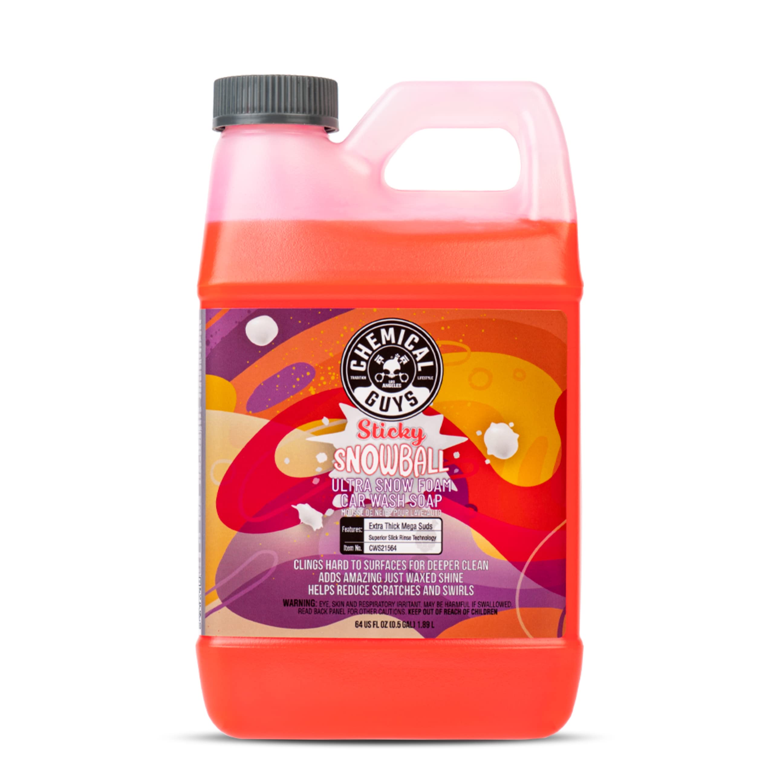 Foto 2 pulgar | Jabón Para Lavado De Autos Chemical Guys Sticky Snowball Ultra 1.9l - Venta Internacional.