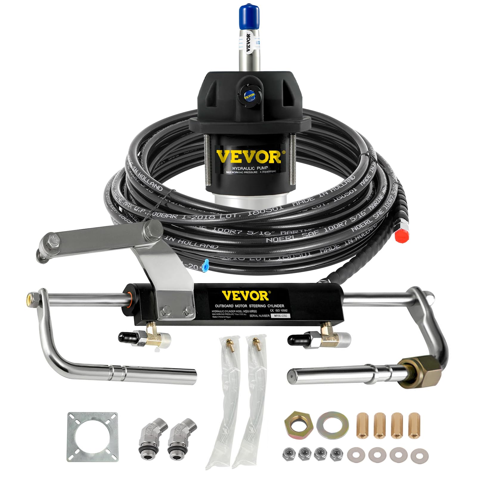 Kit De Dirección Hidráulica Vevor 90hp Fueraborda Hidráulico - Venta Internacional.