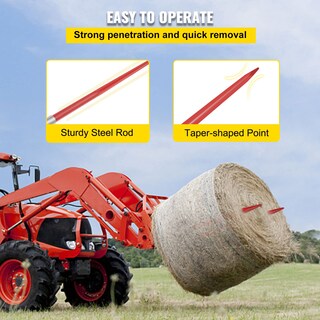 Foto 6 | Lanza Hay Spear Mophorn 49 Bale, 20,41 Kg De Capacidad, Revestida De Rojo - Venta Internacional.