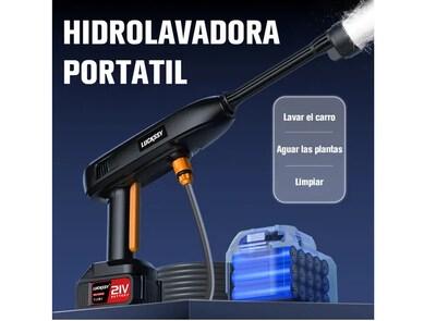 Foto 3 | Xtellar Hidrolavadora Inalámbrica Eléctrica Portátil 6 En 1, Potente Y Multifuncional
