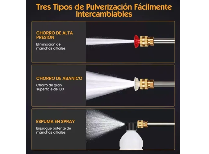 Foto 5 | Hidrolavadora Xtellar Inalámbrica De 550w Para Auto Y Hogar Con Doble Batería De Alta Eficiencia