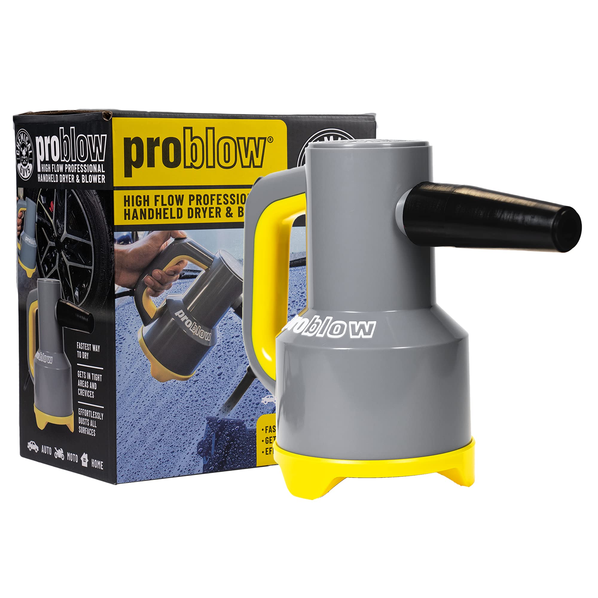 Foto 2 pulgar | Secador Y Ventilador De Mano Chemical Guys Problow Eqp403 - Venta Internacional.