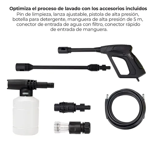 Foto 4 | Hidrolavadora Eléctrica Alta Presión 1,750 Psi Adir