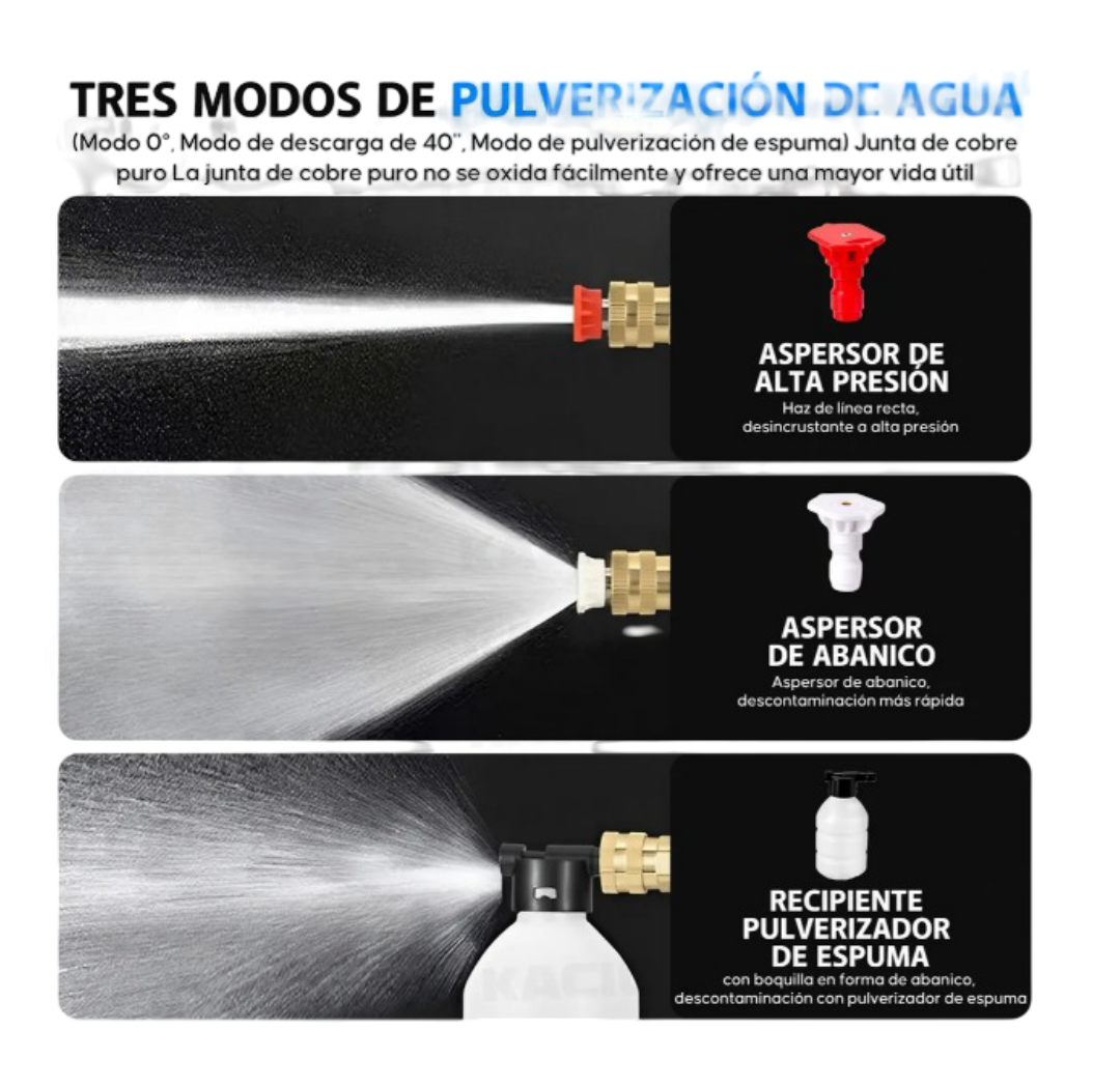 Foto 5 pulgar | Xtellar Hidrolavadora Portátil Eléctrica Inalámbrica - Limpieza Profunda Para Todo Uso