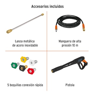Foto 3 | Hidrolavadora de Gasolina Truper LAGAS-4000 color Naranja