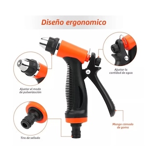Foto 3 | Bomba de Lavado A Presión Eléctrica Portátil Belug 100w color Naranja