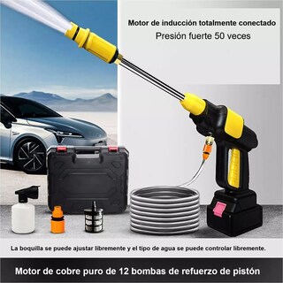 Foto 2 | Hidrolavadora Con Extensión Y Manguera 5m Eo Safe Imports Esi-9296 Multicolor