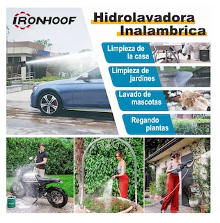Foto 5 | Hidrolavadora Eléctrica Portátil e Inalámbrica de 550W con 680 PSI