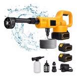 Pistola Hidrolavadora Portatil Eléctrica Inalámbrico 6 En 1 Eo Safe Imports Esi-17916 Amarillo