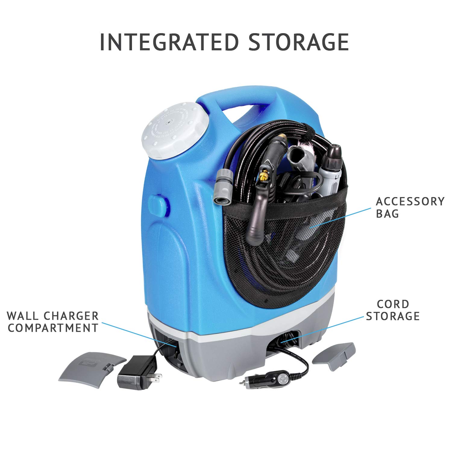 Foto 5 pulgar | Lavadora Pulverizadora Portátil Ivation Con Tanque De 4,5 L Y Batería De 2200 Mah - Venta Internacional.