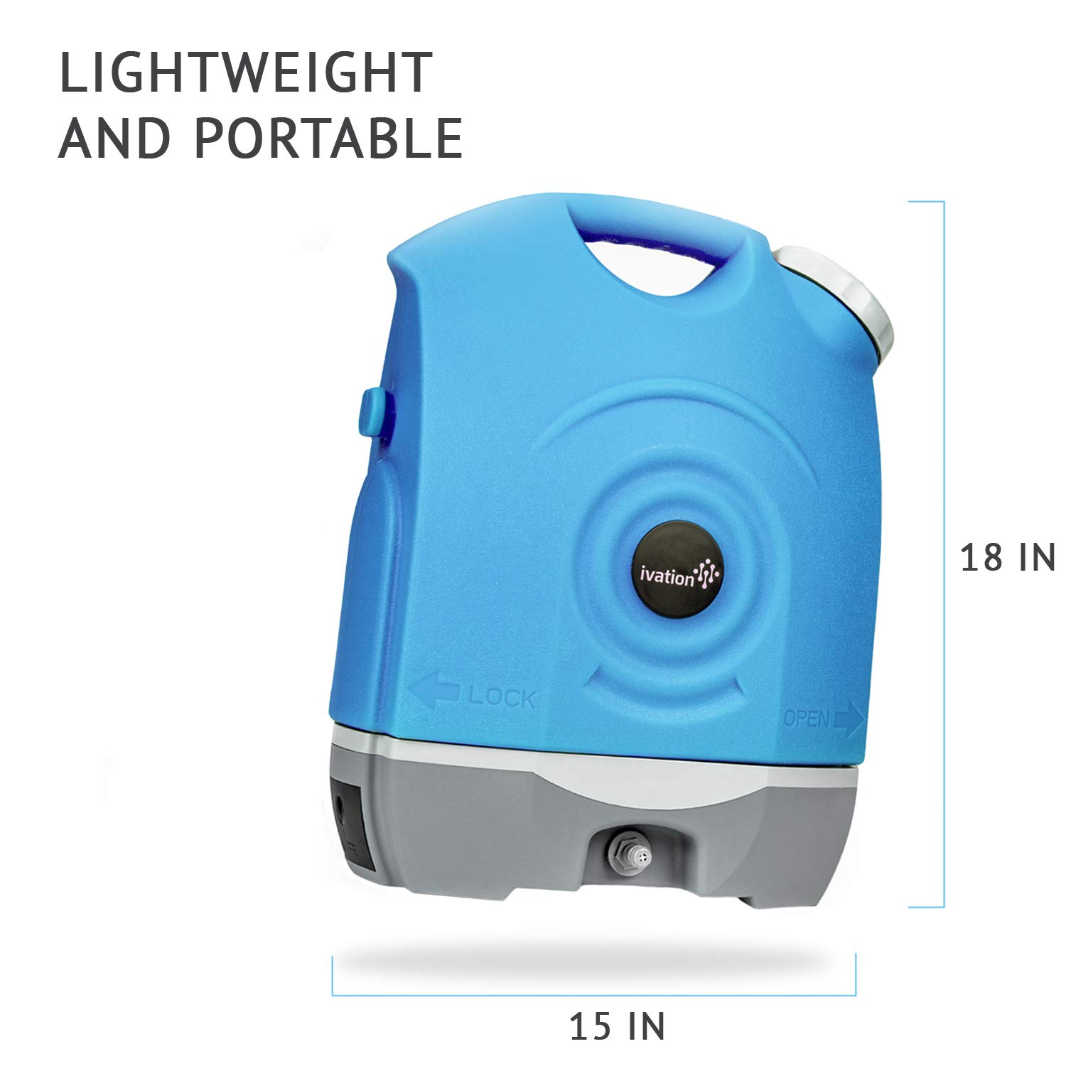 Foto 7 pulgar | Lavadora Pulverizadora Portátil Ivation Con Tanque De 4,5 L Y Batería De 2200 Mah - Venta Internacional.