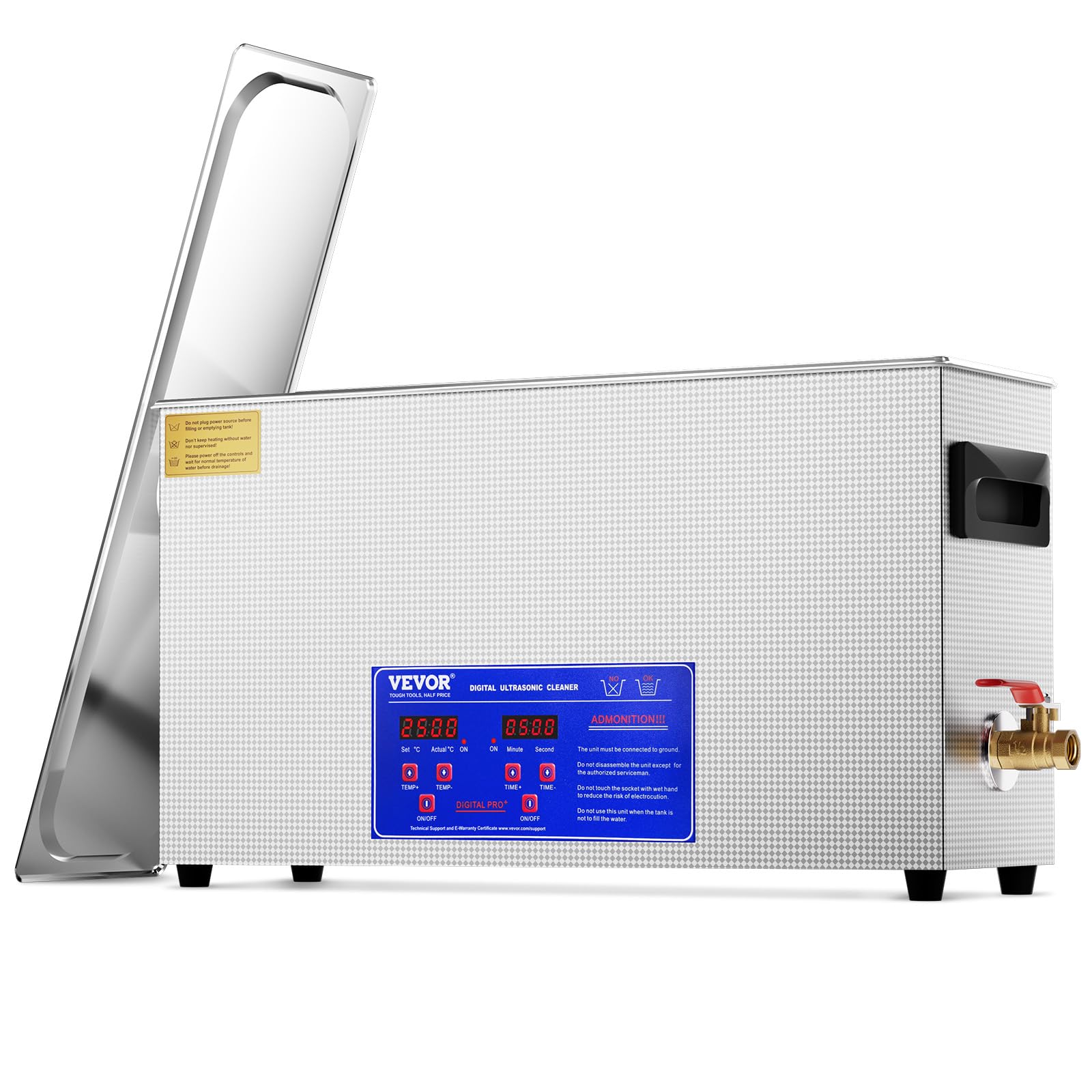 Foto 2 pulgar | Limpiador De Armas Sónico Vevor 10l 300 W Con Temporizador Y Calentador 40 Khz - Venta Internacional.