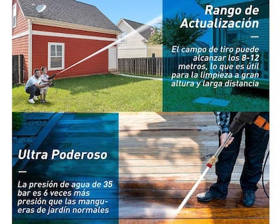 Foto 6 | Hidrolavadora Navy Pier Pistola De Limpieza Profesional 48v Inalámbrica Hlnp48v01