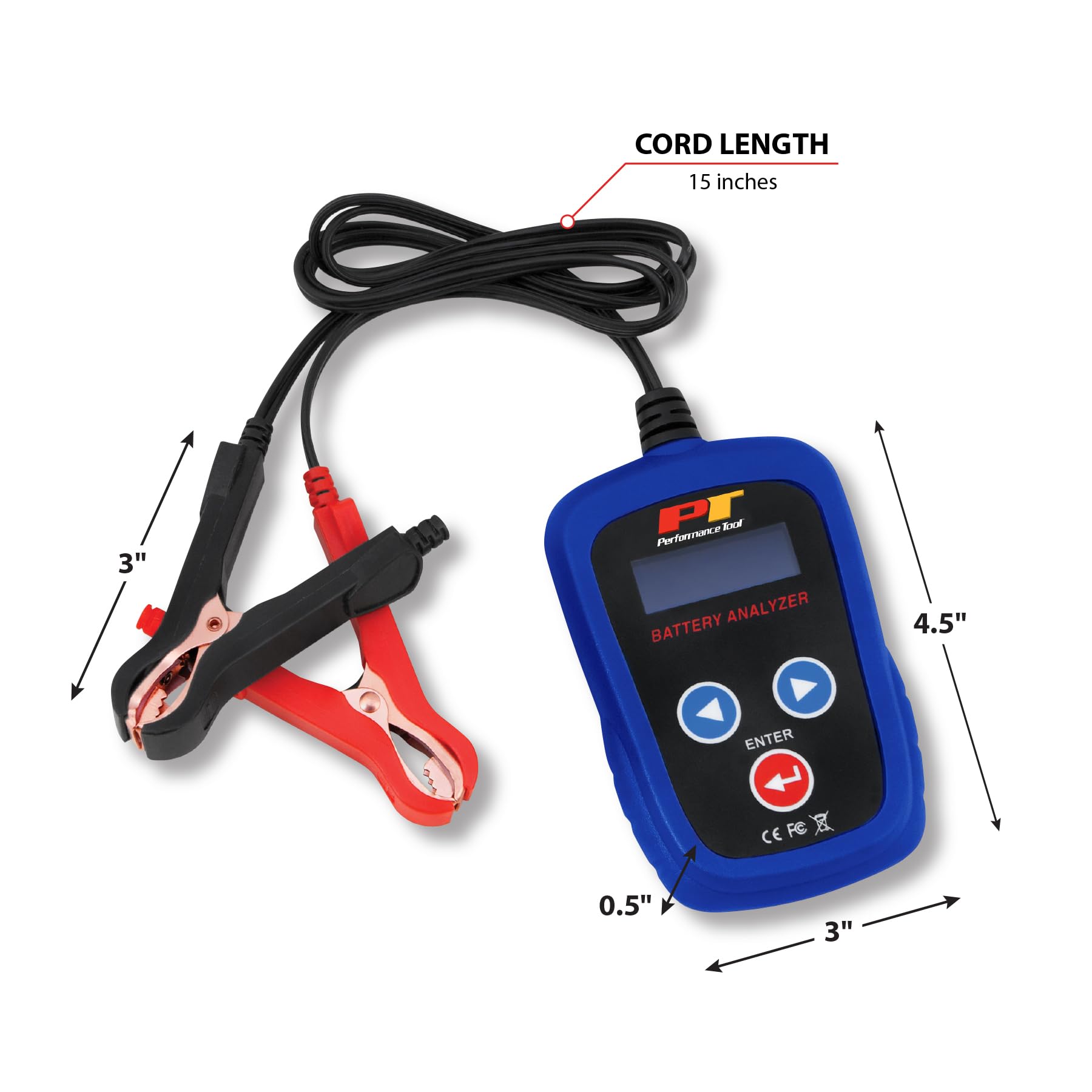Foto 3 pulgar | Probador De Baterías De Coche Performance Tool Digital W2999 12 V - Venta Internacional.