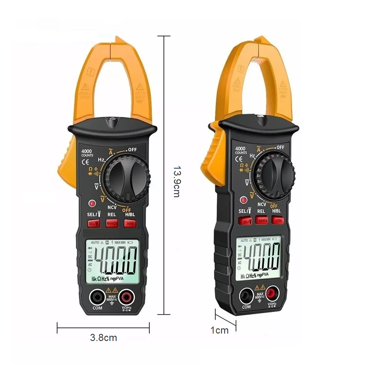 Foto 6 pulgar | Multímetro Digital Eo Safe Imports Esi-5909 color Amarillo