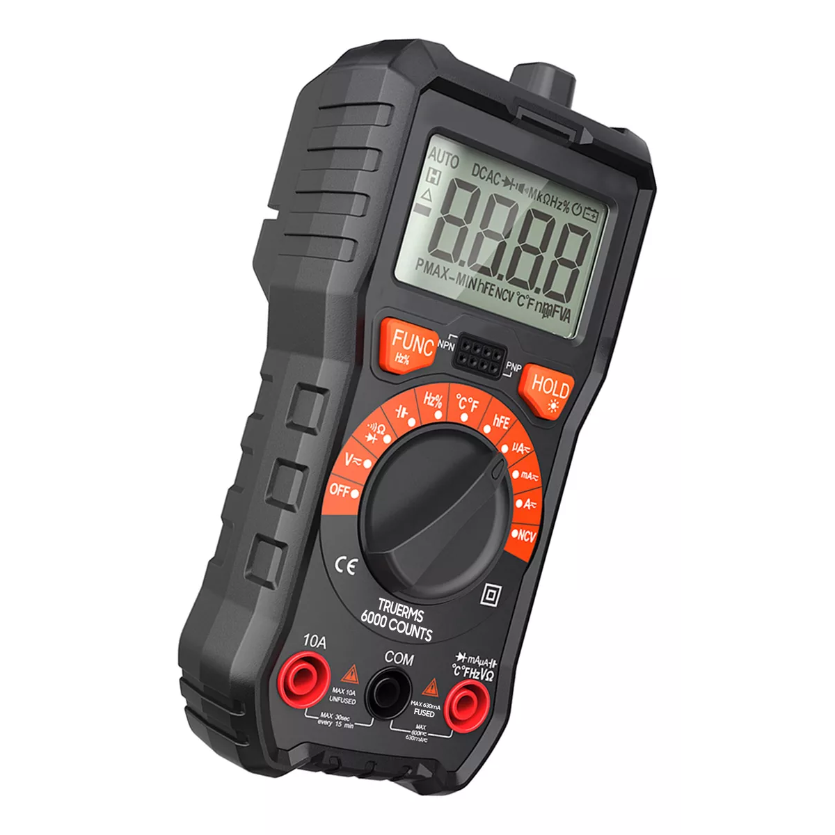 Foto 4 pulgar | Multímetro Digital Profesional Eo Safe Imports Esi-16586 Rojo