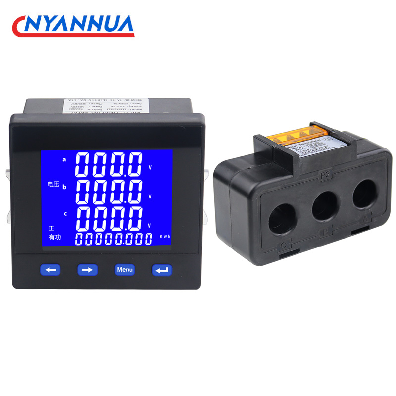 Foto 5 pulgar | Medidor de Potencia Multifunción Cnyannua TY194E-9SY 3P3 Pantalla LCD - Venta Internacional