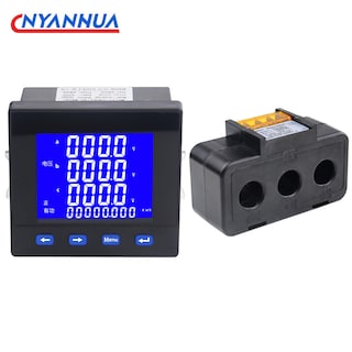 Foto 4 | Medidor de Potencia Multifunción Cnyannua TY194E-9SY 3P3 Pantalla LCD - Venta Internacional