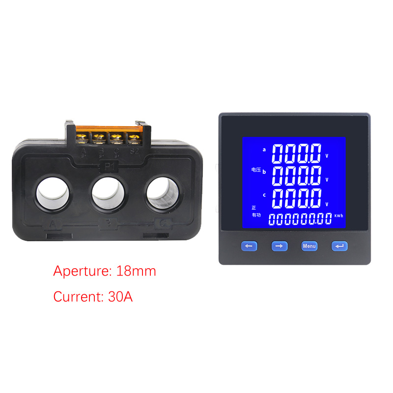 Foto 6 pulgar | Medidor de Potencia Multifunción Cnyannua TY194E-9SY 3P3 Pantalla LCD - Venta Internacional