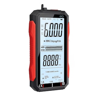 Foto 1 | Multímetro De 6000 Cuentas Lcd Digital Ac/dcvoltimetro Eo Safe Imports Esi-11353-1 Negro