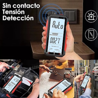 Foto 3 | Multímetro De 6000 Cuentas Lcd Digital Ac/dcvoltimetro Eo Safe Imports Esi-11353-1 Negro
