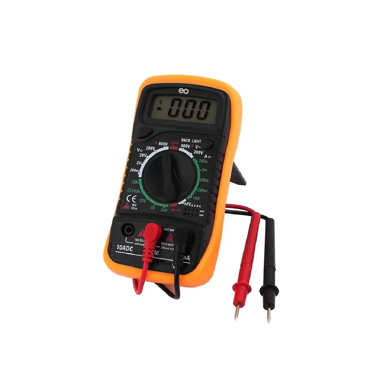 Foto 1 | Multímetro Digital Lcd Portátil Ac/dc Eo Safe Imports Esi-226 Amarillo