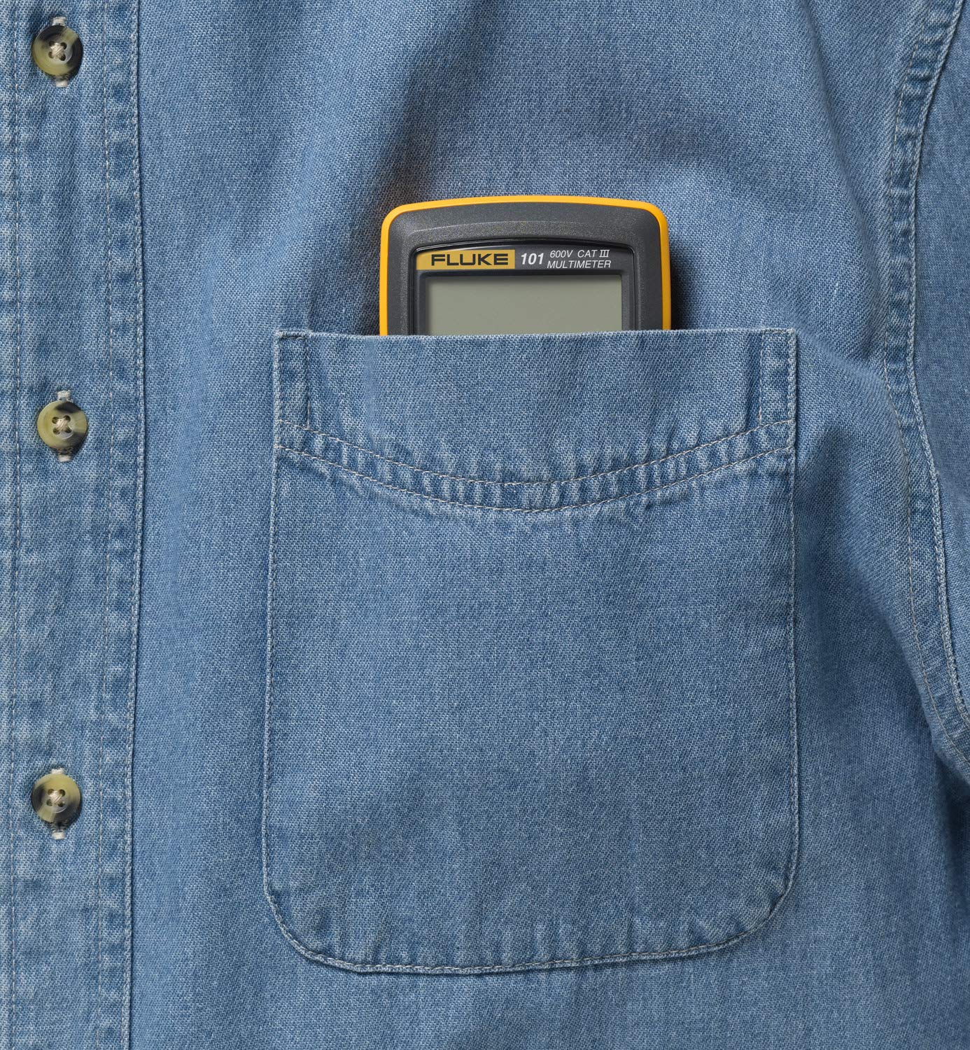 Foto 7 | Multímetro Digital Fluke 101 Pocket Portable Industrial - Venta Internacional.