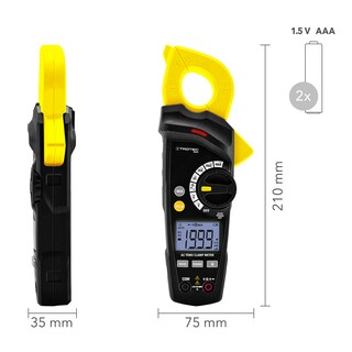 Foto 6 | Pinza Amperimétrica True Rms 600v / 400a / Catiii 600v Profesional Multifunción Be42 Trotec
