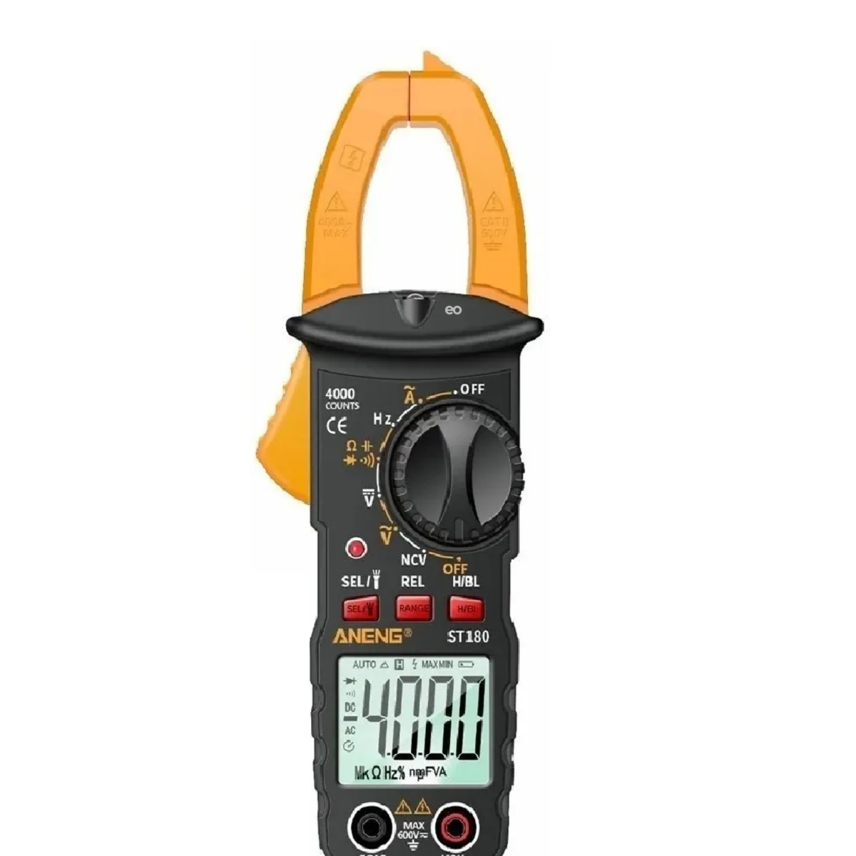 Pinza Multímetro Digital St180 Color Amarillo Eo Safe Imports