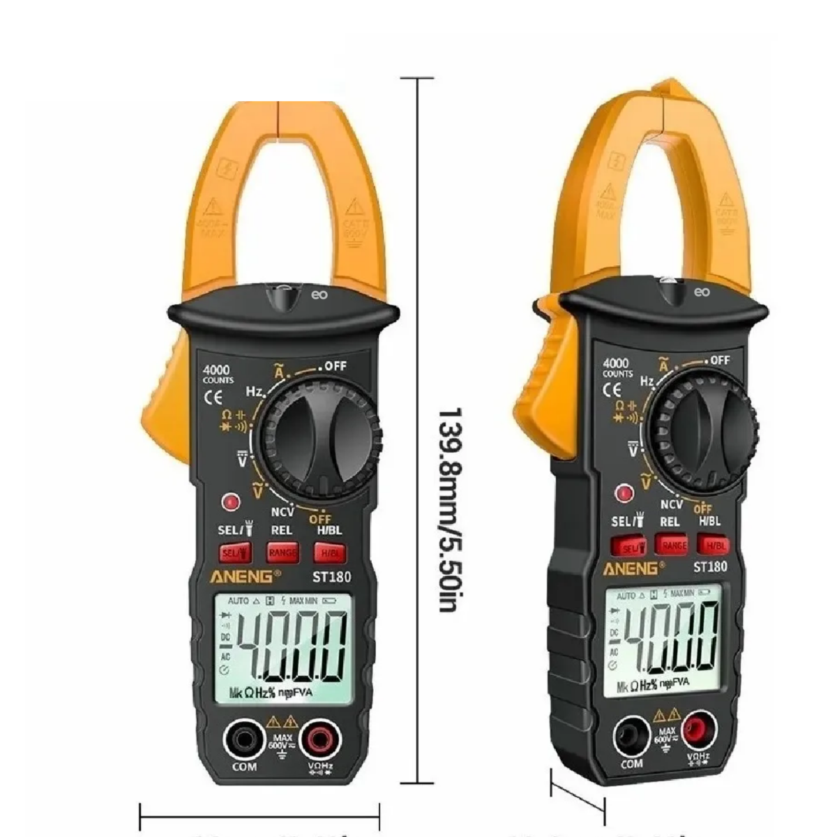 Foto 3 | Pinza Multímetro Digital St180 Color Amarillo Eo Safe Imports