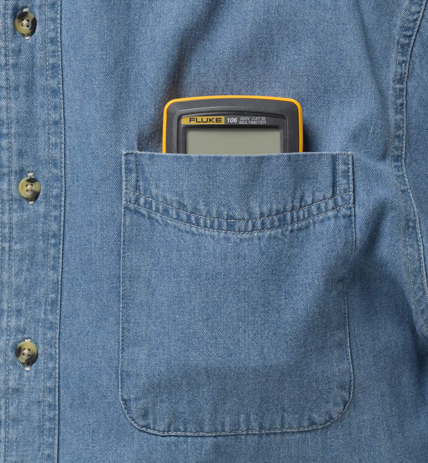 Foto 5 | Multímetro Digital Fluke Fluke-106 Esp Del Tamaño De Una Palma - Venta Internacional.
