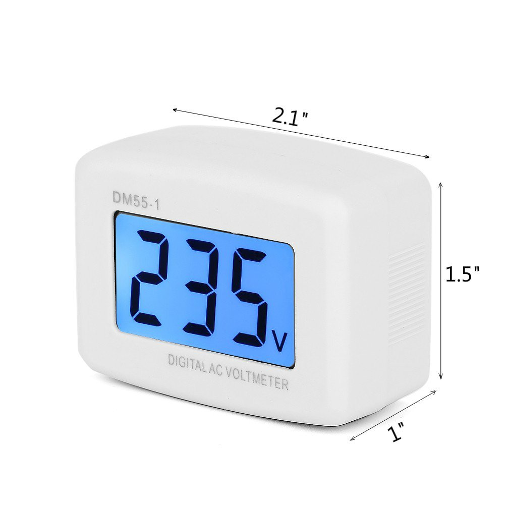 Foto 2 | Medidor De Voltaje Yosoo Ac 110v, Voltímetro Digital Lcd - Venta Internacional.