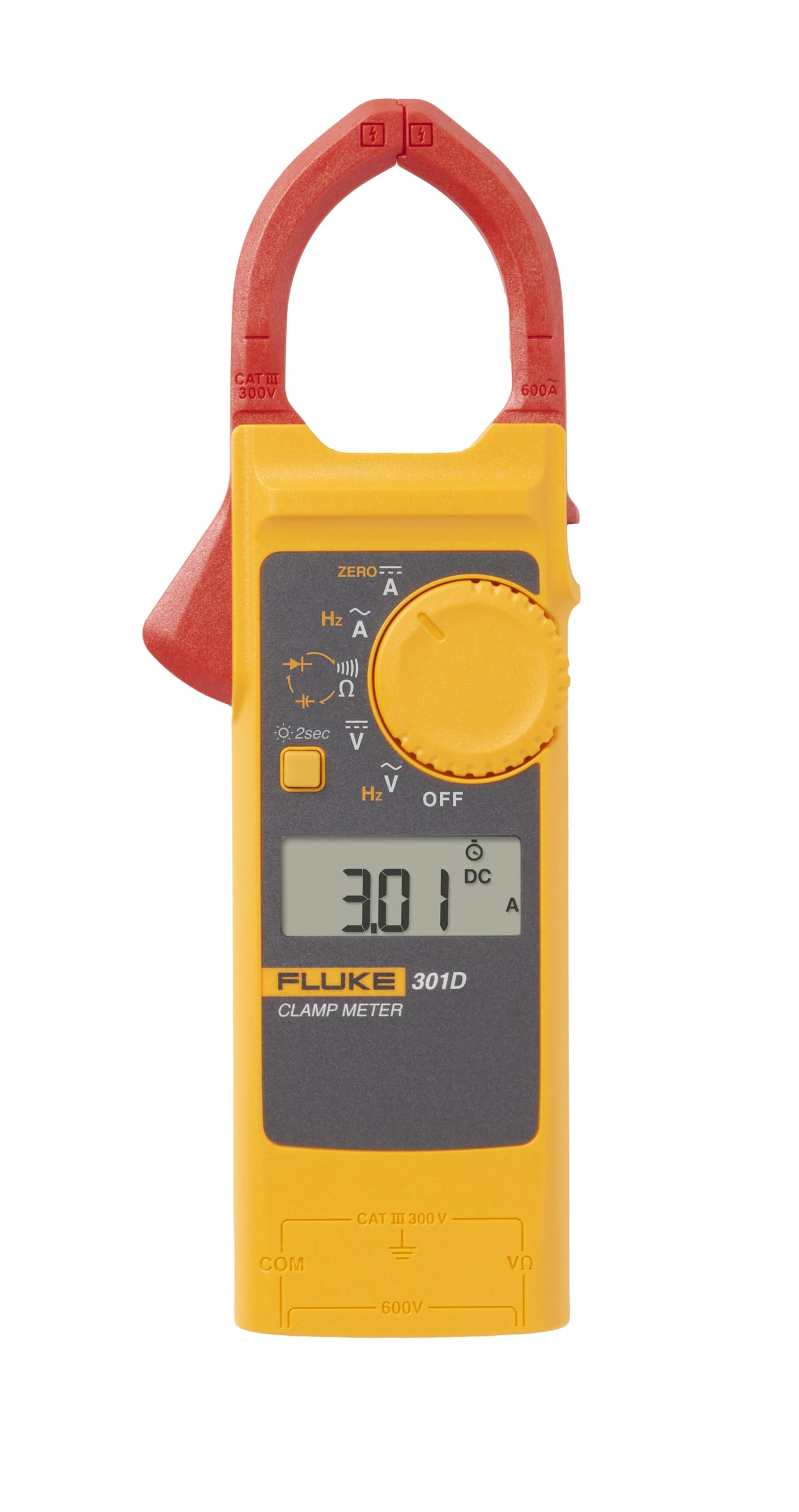 Foto 1 | Pinza Amperimétrica Fluke-301d/esp 600 A Ac/dc Con Cuerpo Delgado Y Mandíbula Delgada - Venta Internacional.