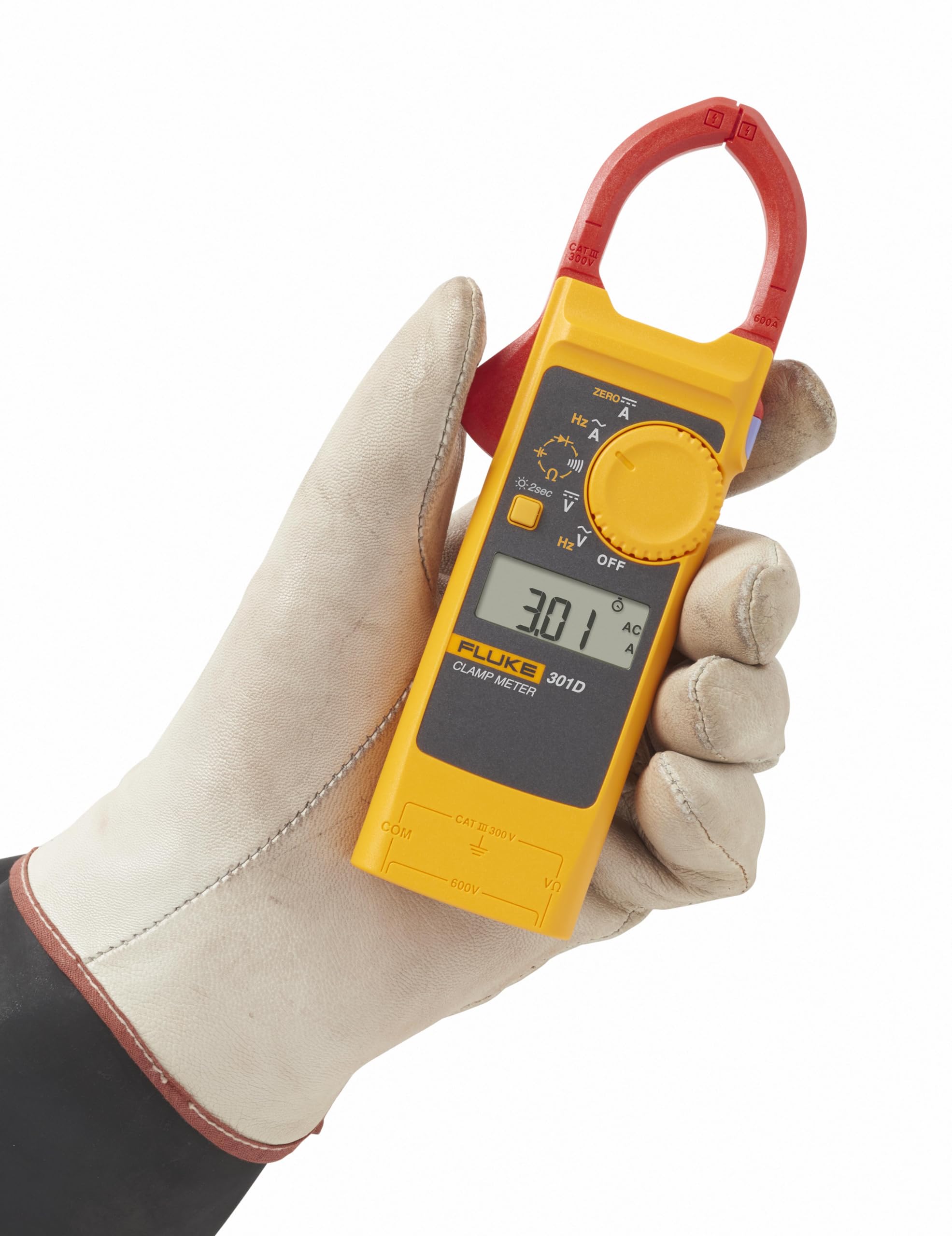 Foto 4 pulgar | Pinza Amperimétrica Fluke-301d/esp 600 A Ac/dc Con Cuerpo Delgado Y Mandíbula Delgada - Venta Internacional.