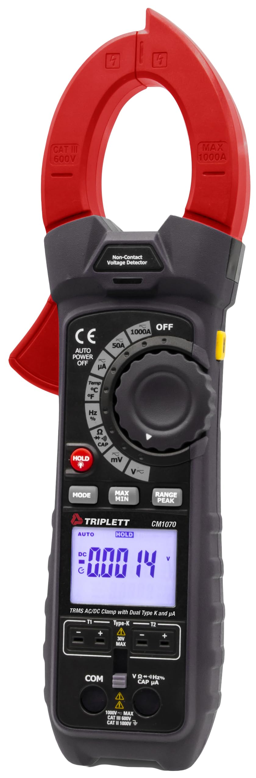 Foto 4 pulgar | Pinza Amperimétrica Triplett Cm1070 True Rms Ac/dc Con Type K Ua - Venta Internacional.