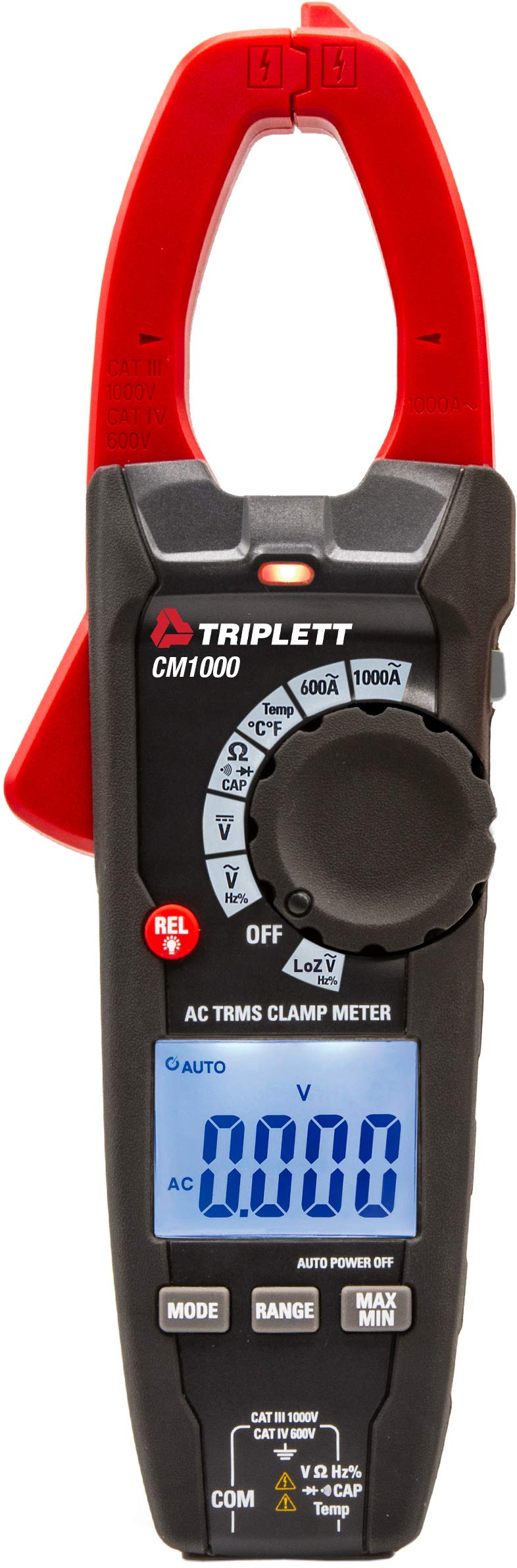 Foto 1 | Pinza Amperimétrica Triplett Cm1000 True Rms 6000 Unidades 1000 A Ac - Venta Internacional.