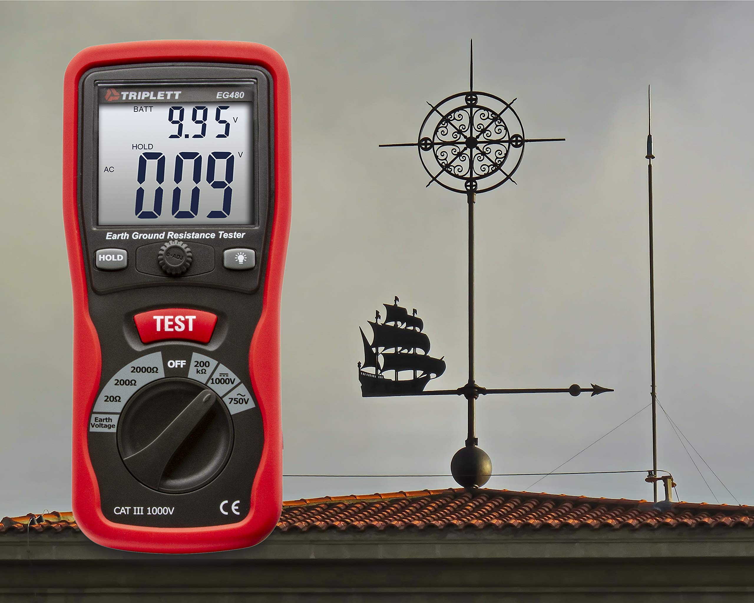 Foto 5 pulgar | Probador De Resistencia A Tierra Triplett Eg480 - Venta Internacional.