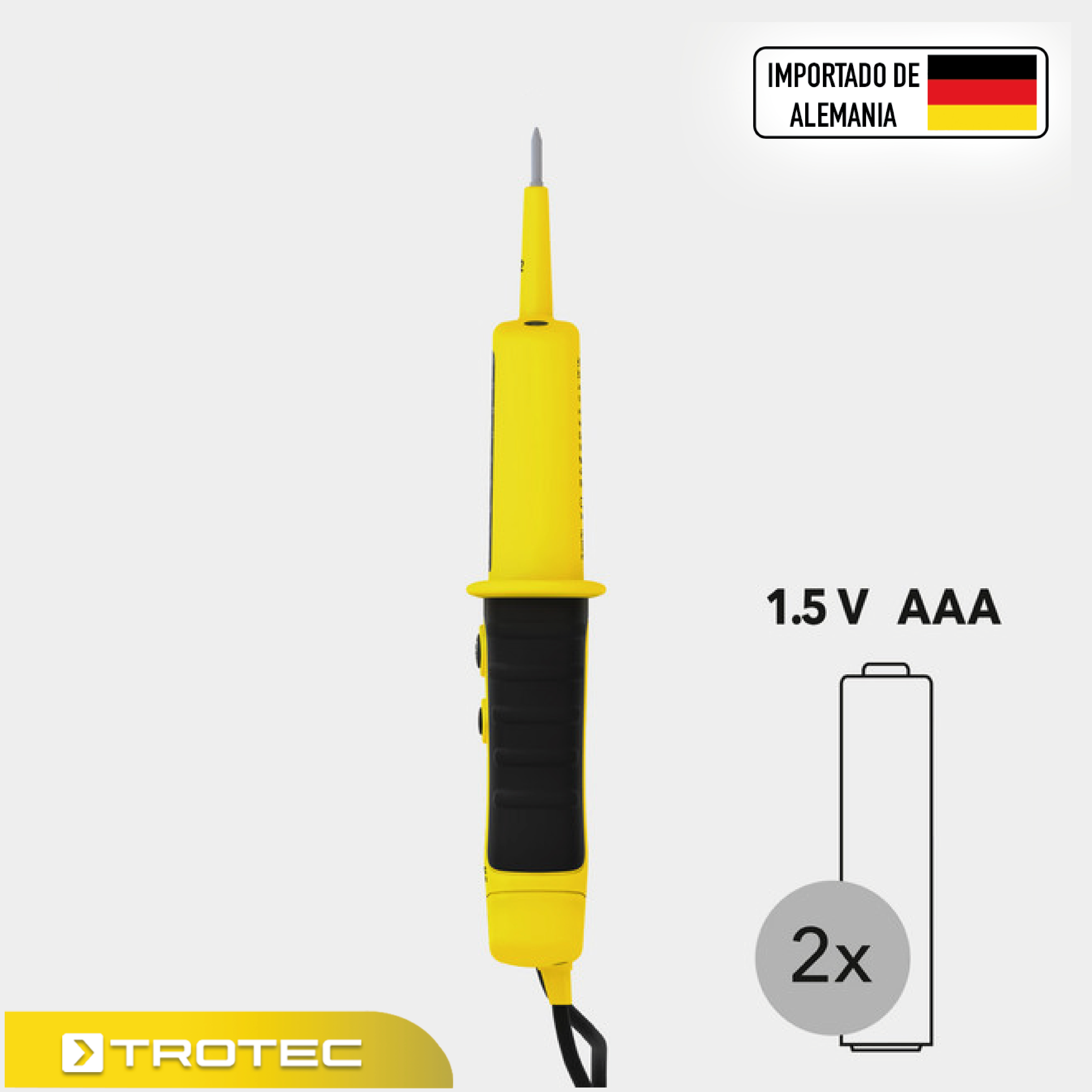 Foto 4 pulgar | Detector de Voltaje AC DC y Probador de Giro Trifásico Trotec BE20