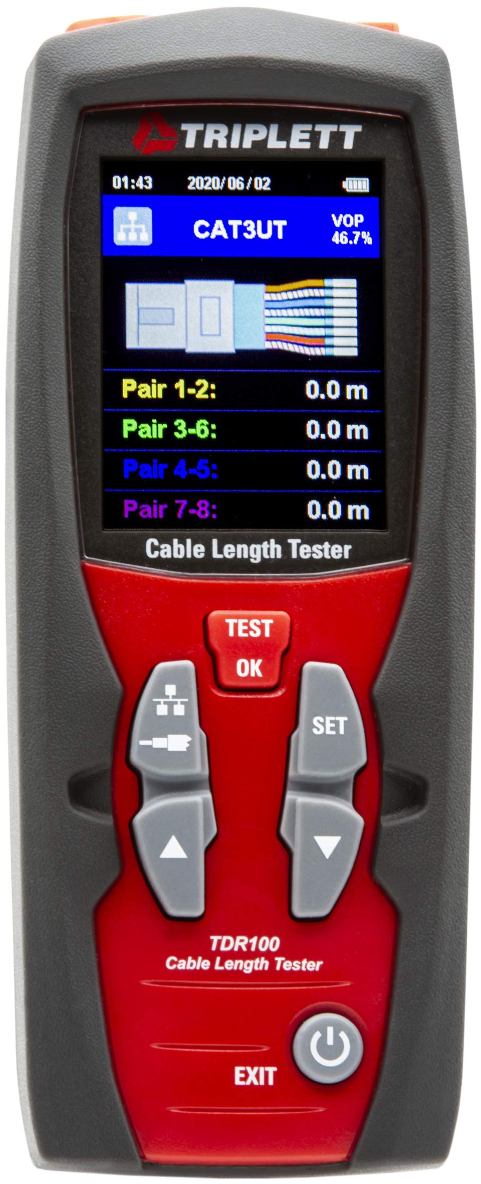 Foto 1 | Medidor De Longitud De Cable Y Reflectómetro De Dominio Temporal Triplett Tdr100 - Venta Internacional.