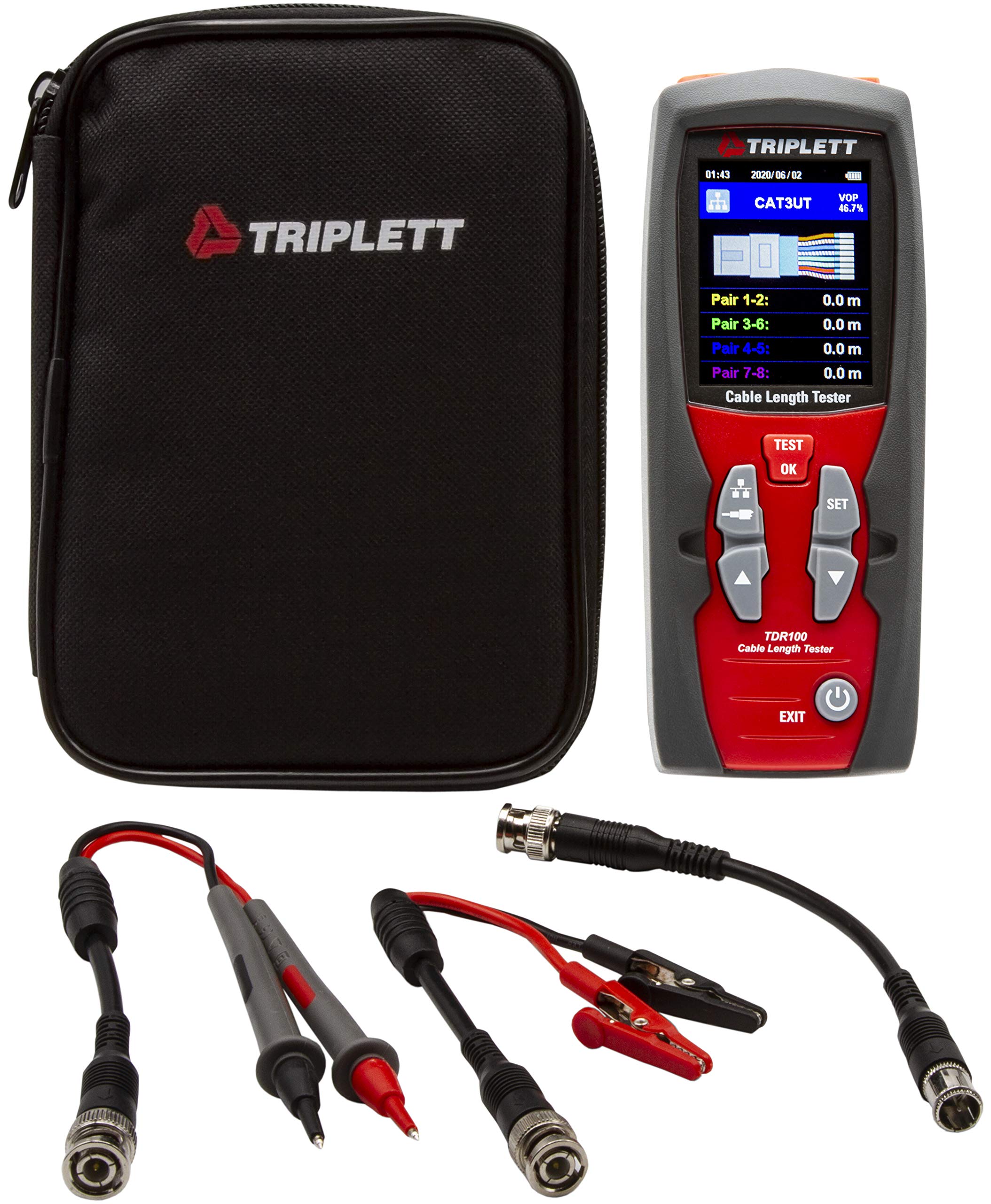 Foto 3 pulgar | Medidor De Longitud De Cable Y Reflectómetro De Dominio Temporal Triplett Tdr100 - Venta Internacional.