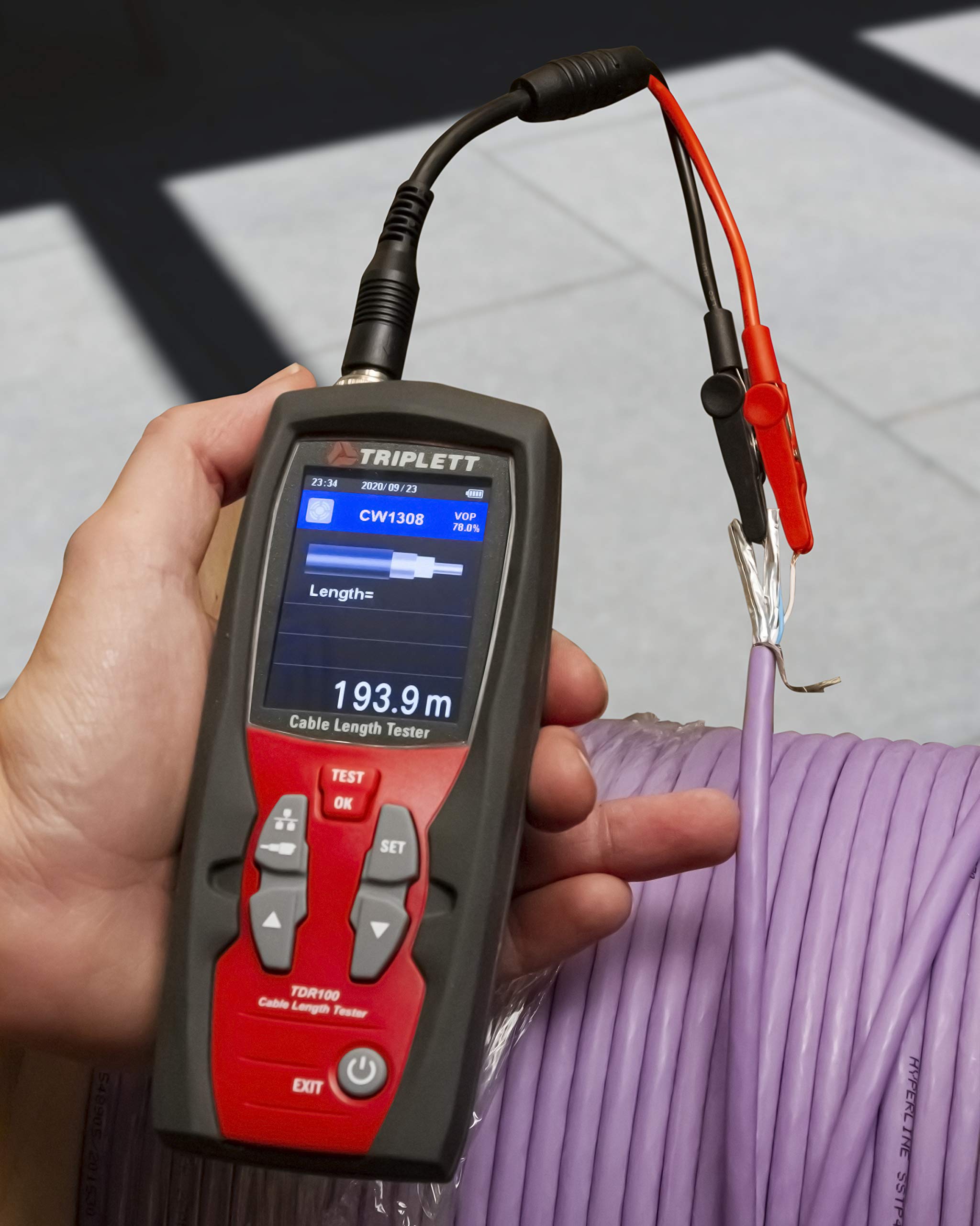 Foto 3 | Medidor De Longitud De Cable Y Reflectómetro De Dominio Temporal Triplett Tdr100 - Venta Internacional.