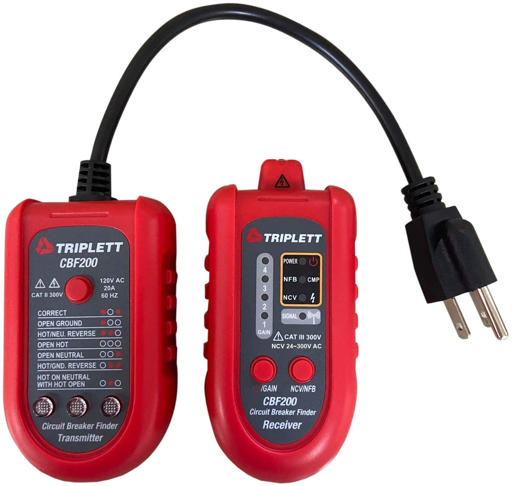 Disyuntor Finder Triplett Cbf200 Con Comprobador Gfci Y Detector De Voltaje - Venta Internacional. $2,474
